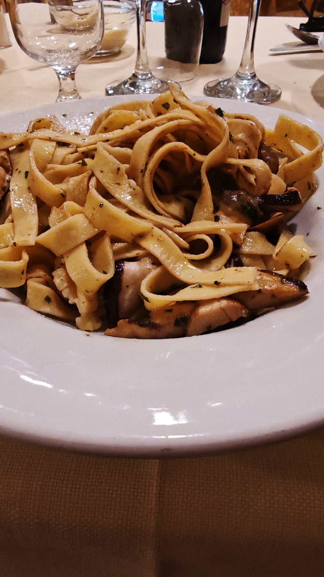 Tagliatelle ai porcini Bonjour